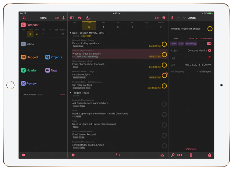 Omnifocus 3 for iOS