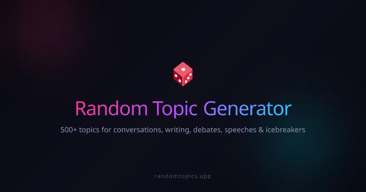 Random Topics gallery image