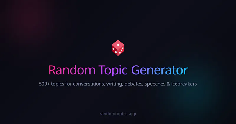 Random Topics screenshot 1