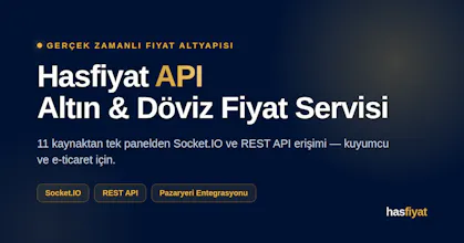 Hasfiyat API gallery image