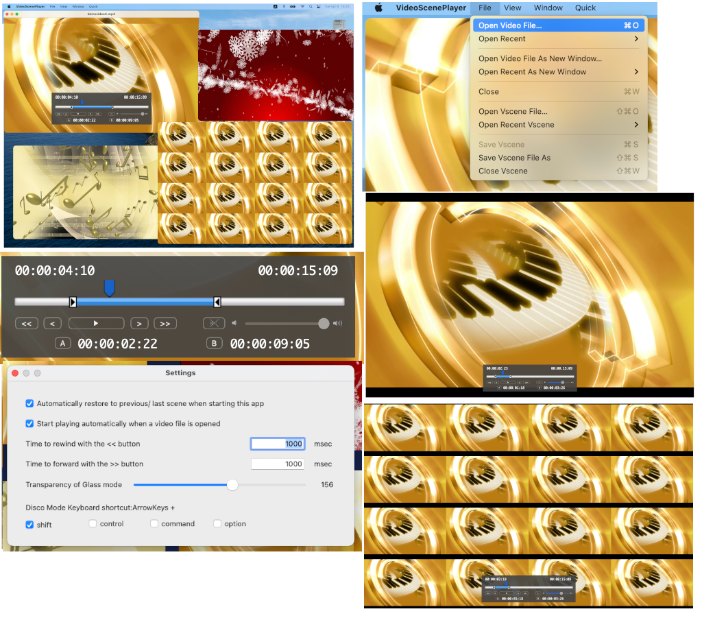 VideoScenePlayer 3.4 for macOS