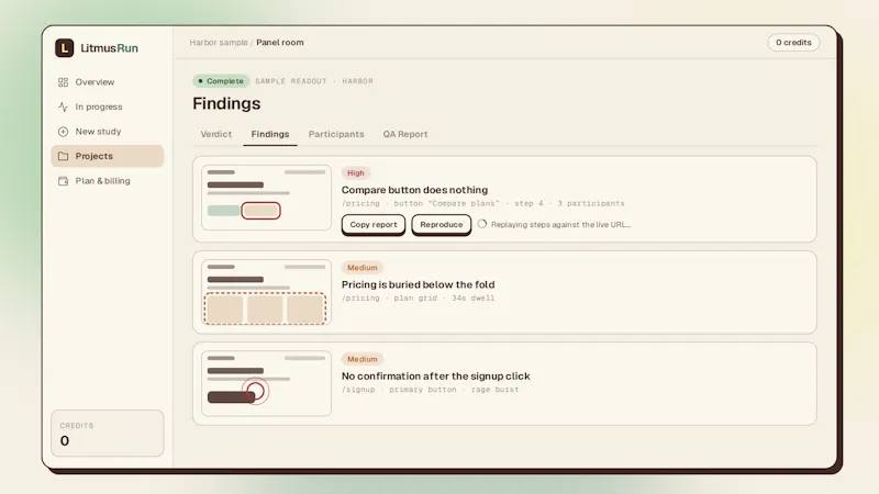 LitmusRun screenshot 11