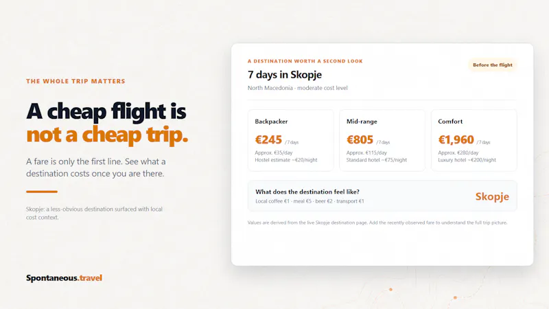 Spontaneous.travel screenshot 1
