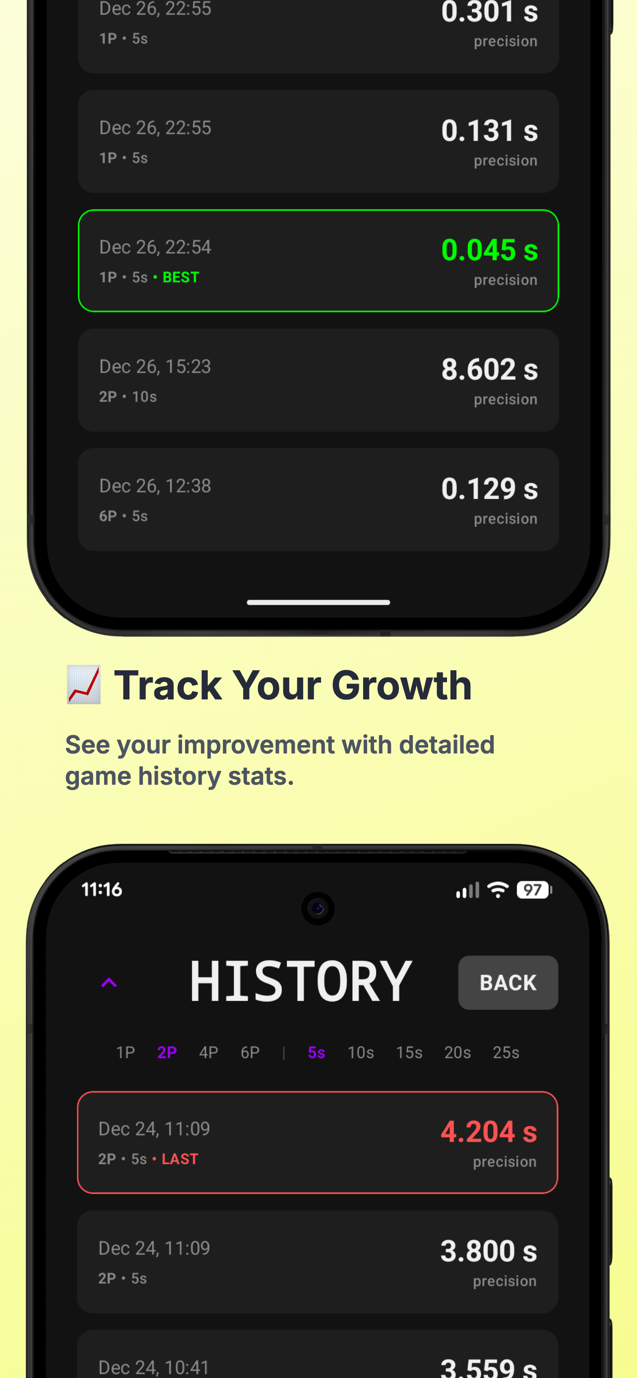 Exact: The Precision Game - Screenshot 4 showing product features and functionality