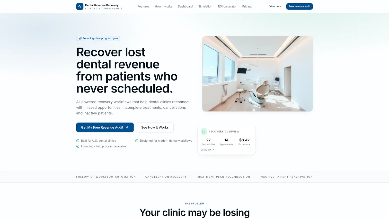 Dental Revenue Recovery AI screenshot 2