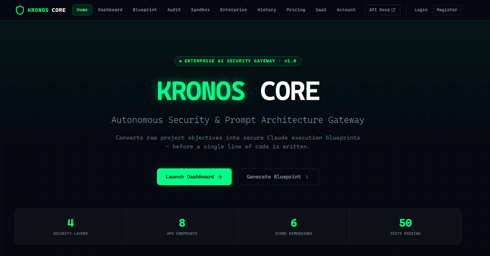 KRONOS CORE screenshot 1
