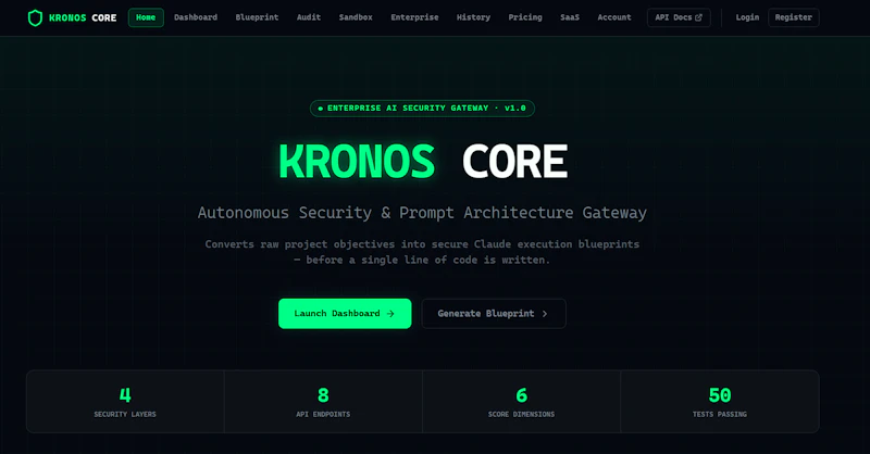 KRONOS CORE screenshot 1
