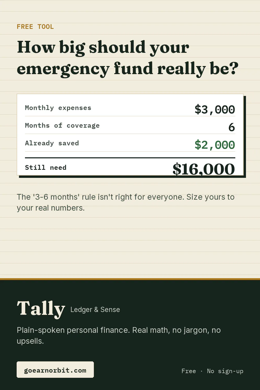 Tally gallery image