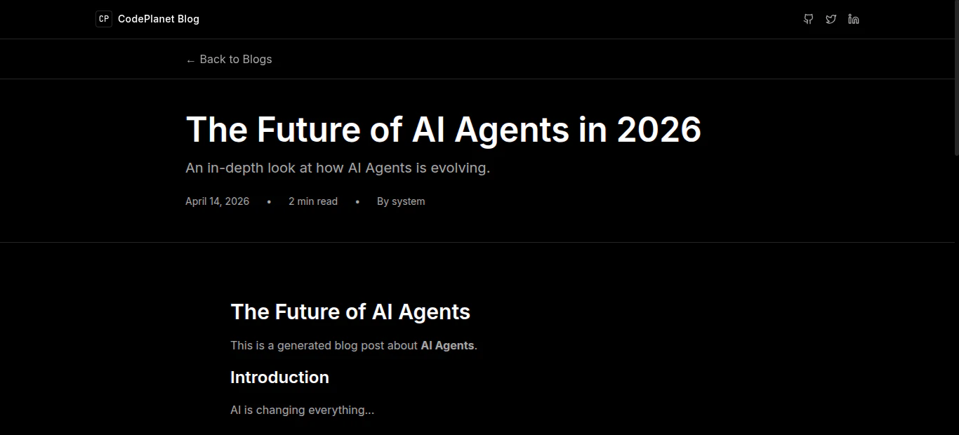 CodePlanet screenshot 2