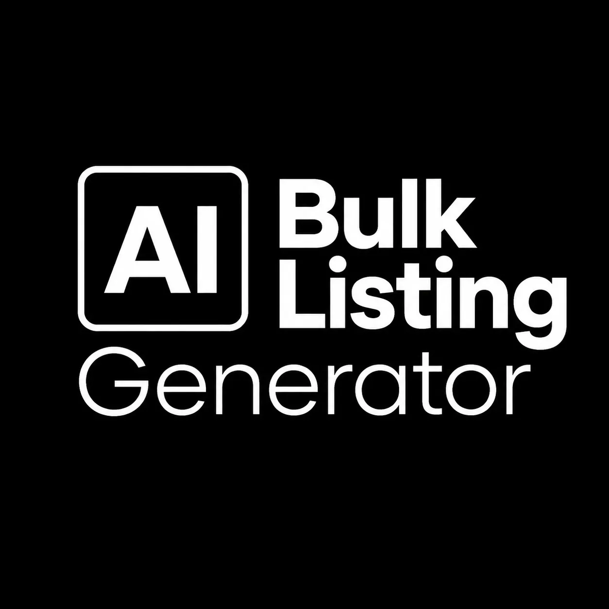 AI Bulk Listing Generator logo