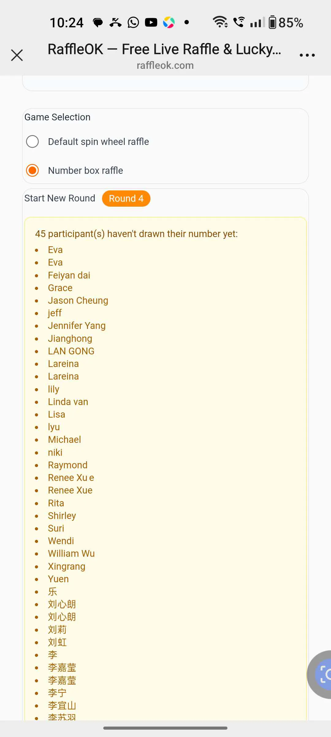 Free live raffle wheel & number draw  gallery image