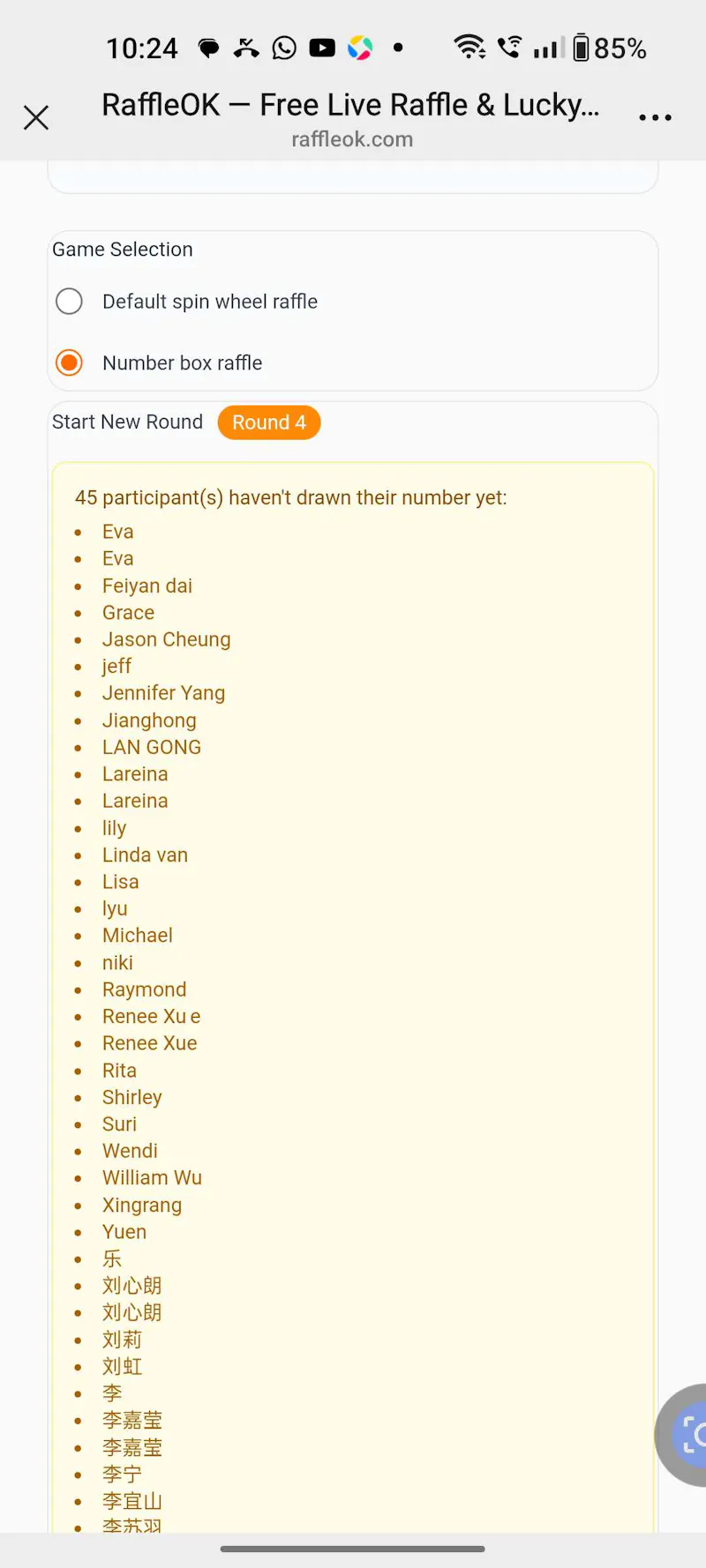 Free live raffle wheel & number draw  screenshot 5