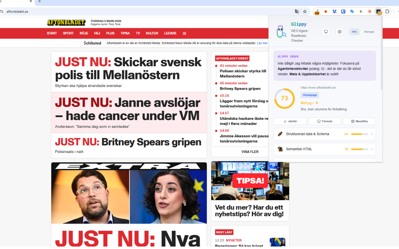 Glippy Chrome Extension gallery image