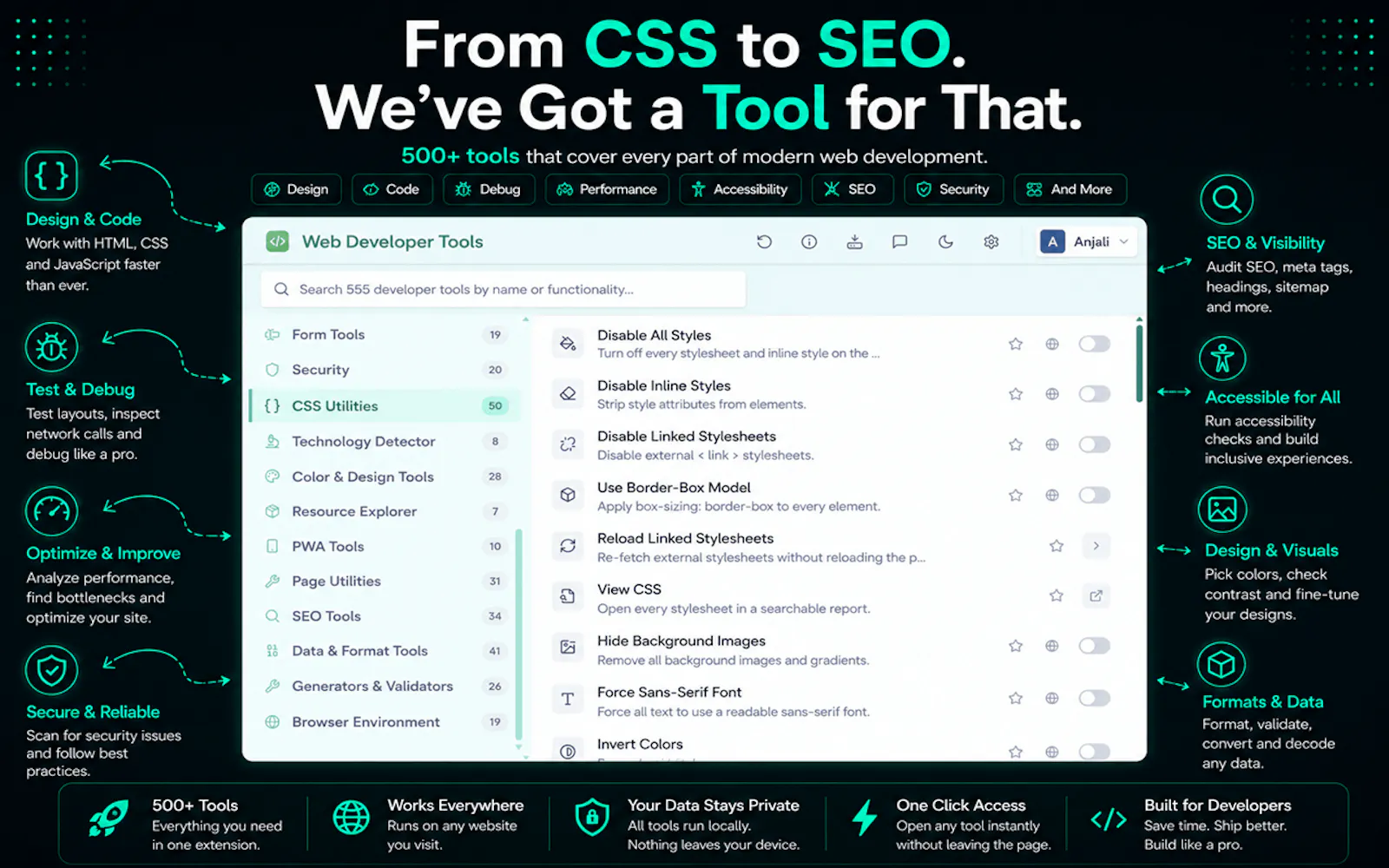 Web Developer Tools screenshot 5