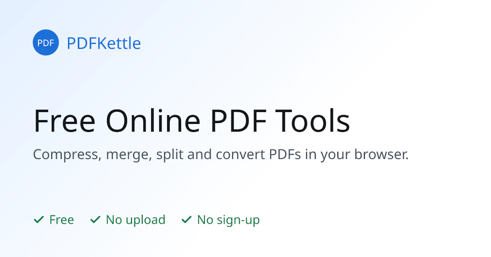 PDFKettle screenshot 1
