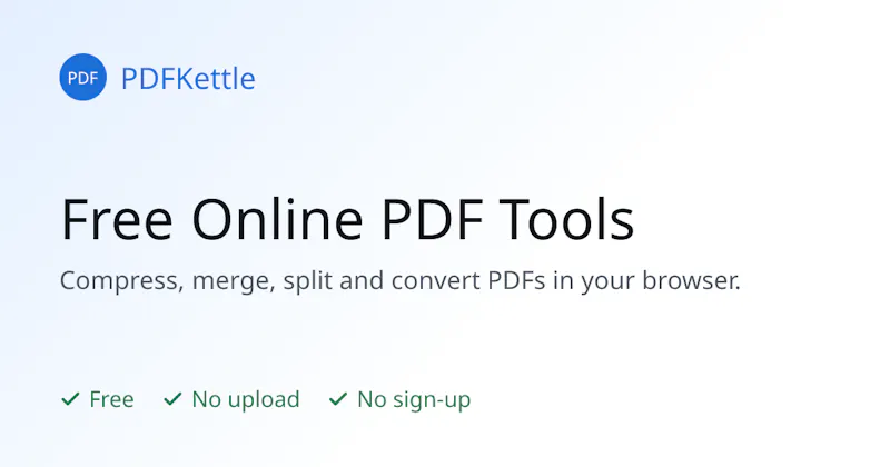 PDFKettle screenshot 1