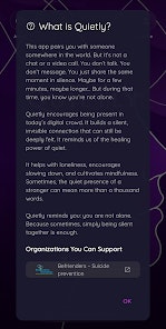 Quietly - Screenshot 4 showing product features and functionality