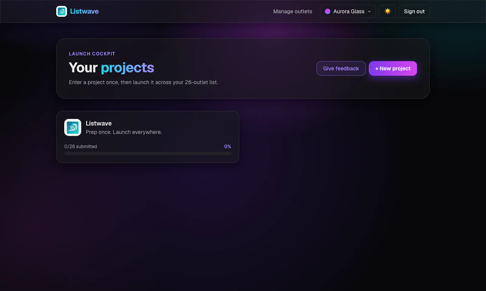Listwave screenshot 2