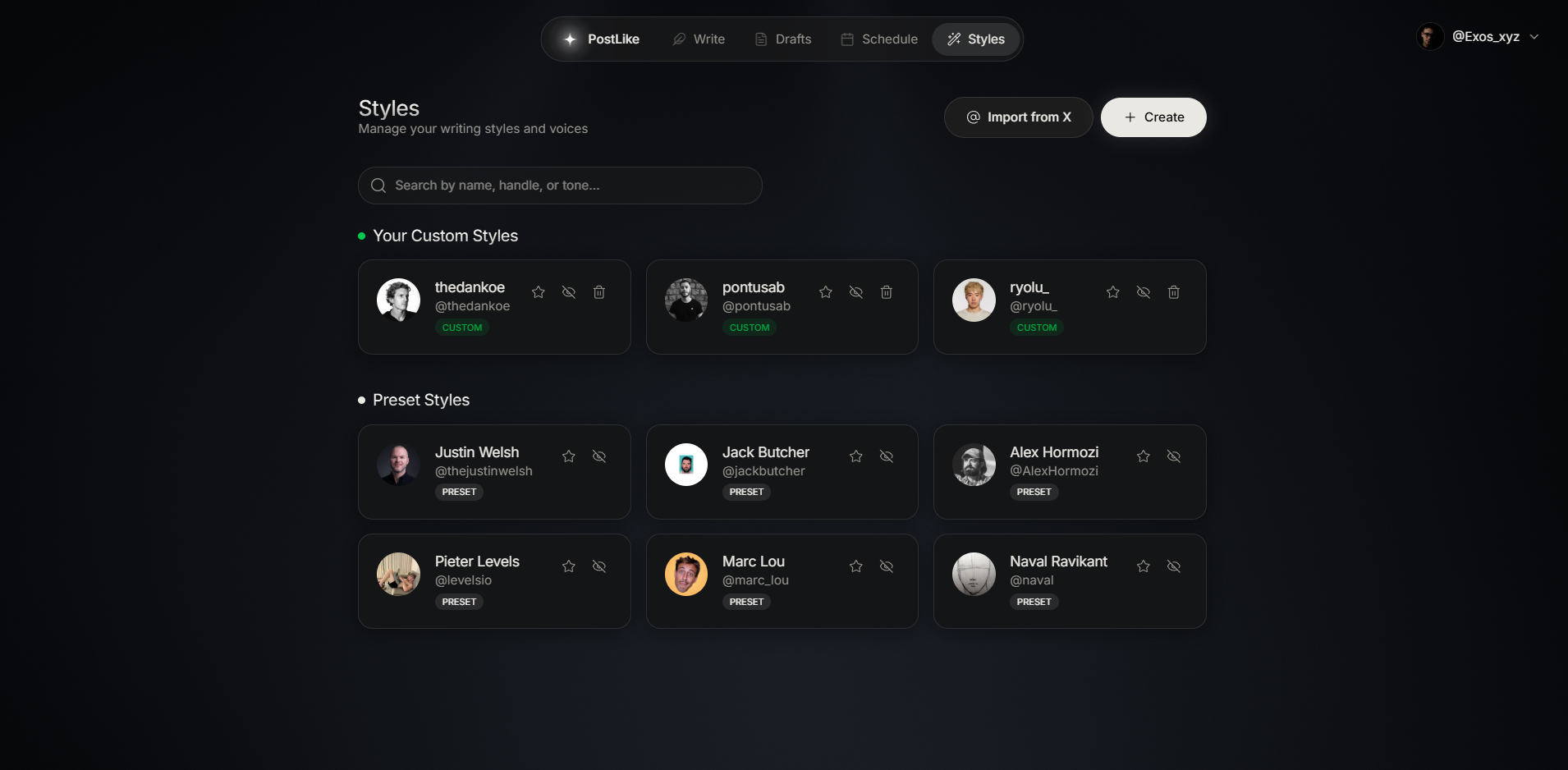 PostLike - Screenshot 3 showing product features and functionality