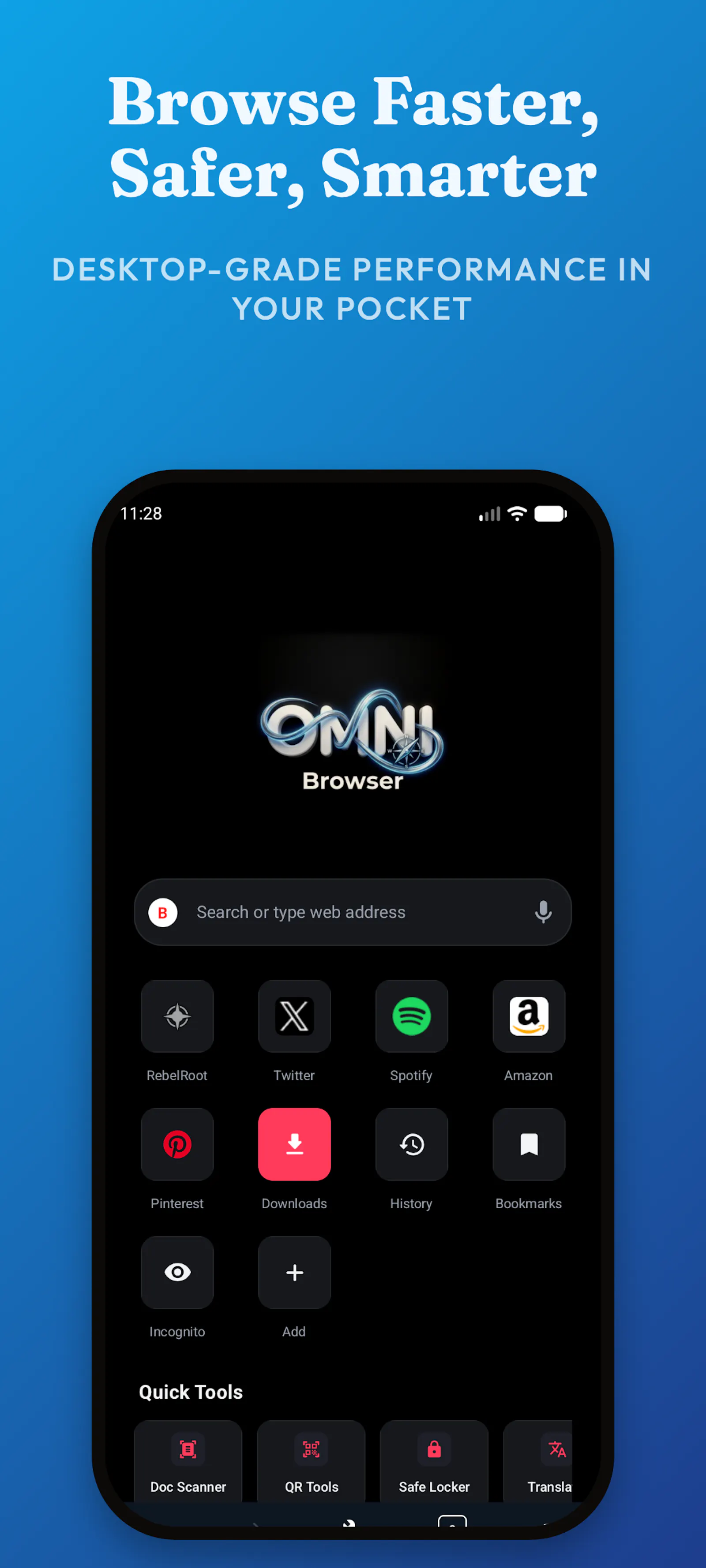 Omni Browser screenshot 3