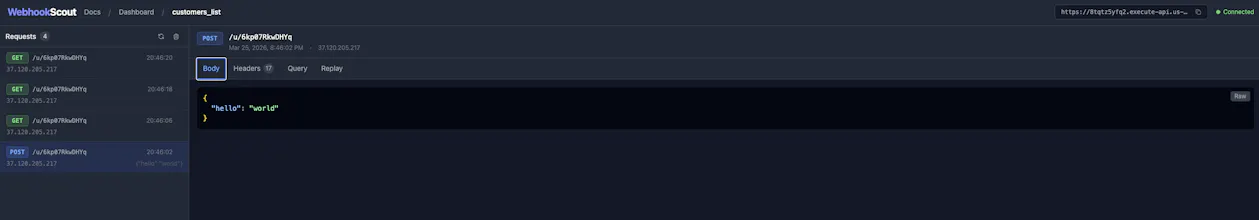 WebhookScout gallery image