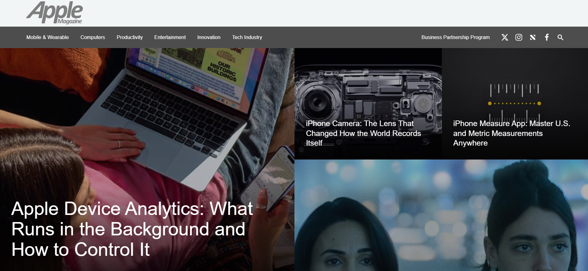 AppleMagazine - Screenshot 2 showing product features and functionality