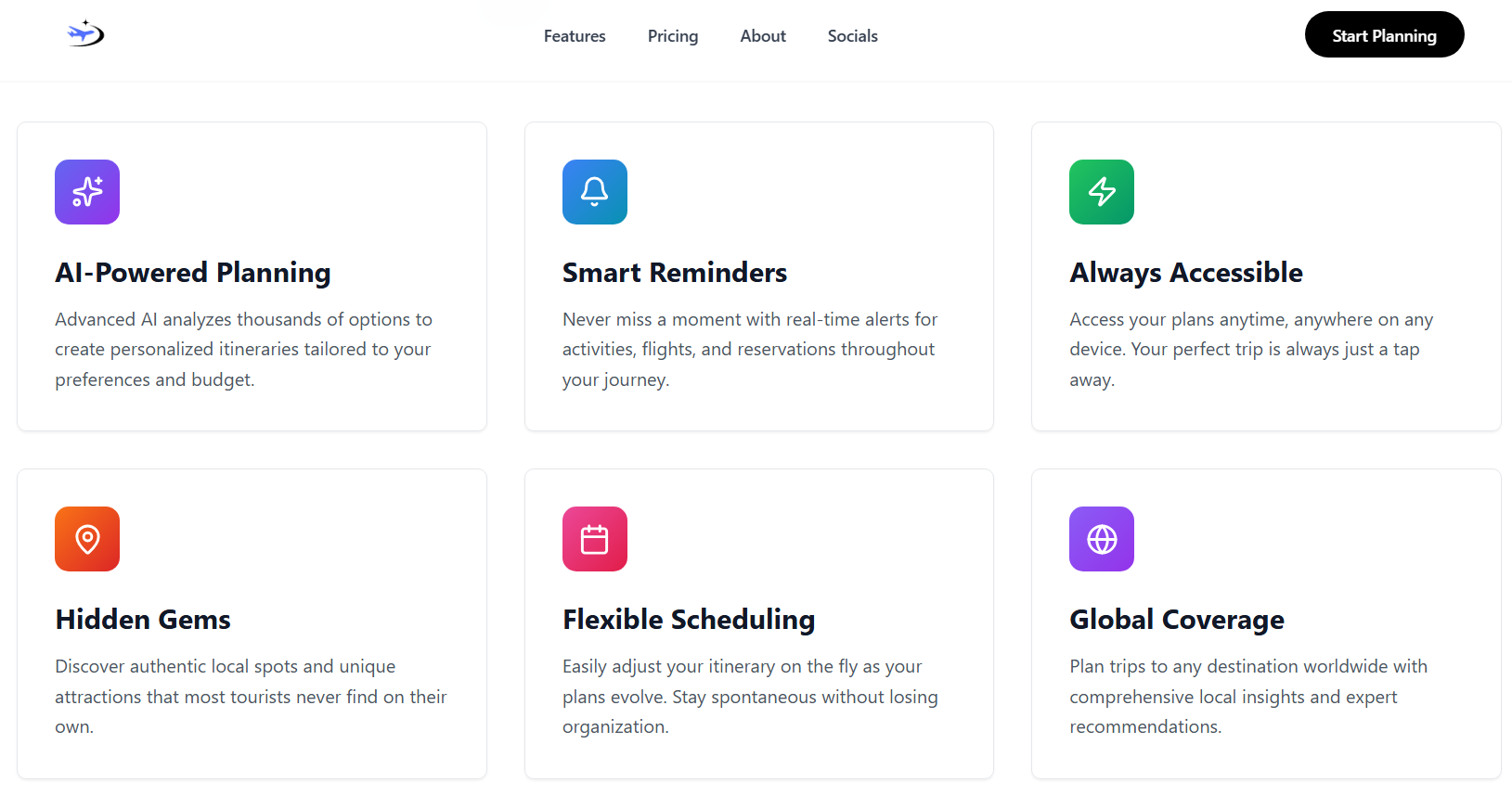 Tourify - Screenshot 2 showing product features and functionality