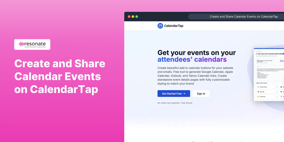 CalendarTap