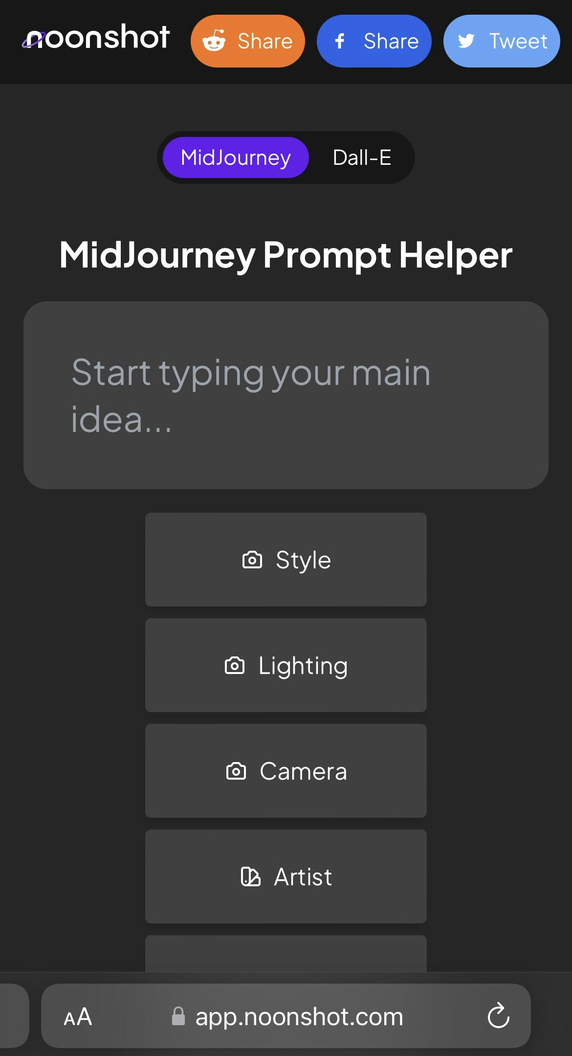 وسائط Midjourney/Dall-e order Helper 8