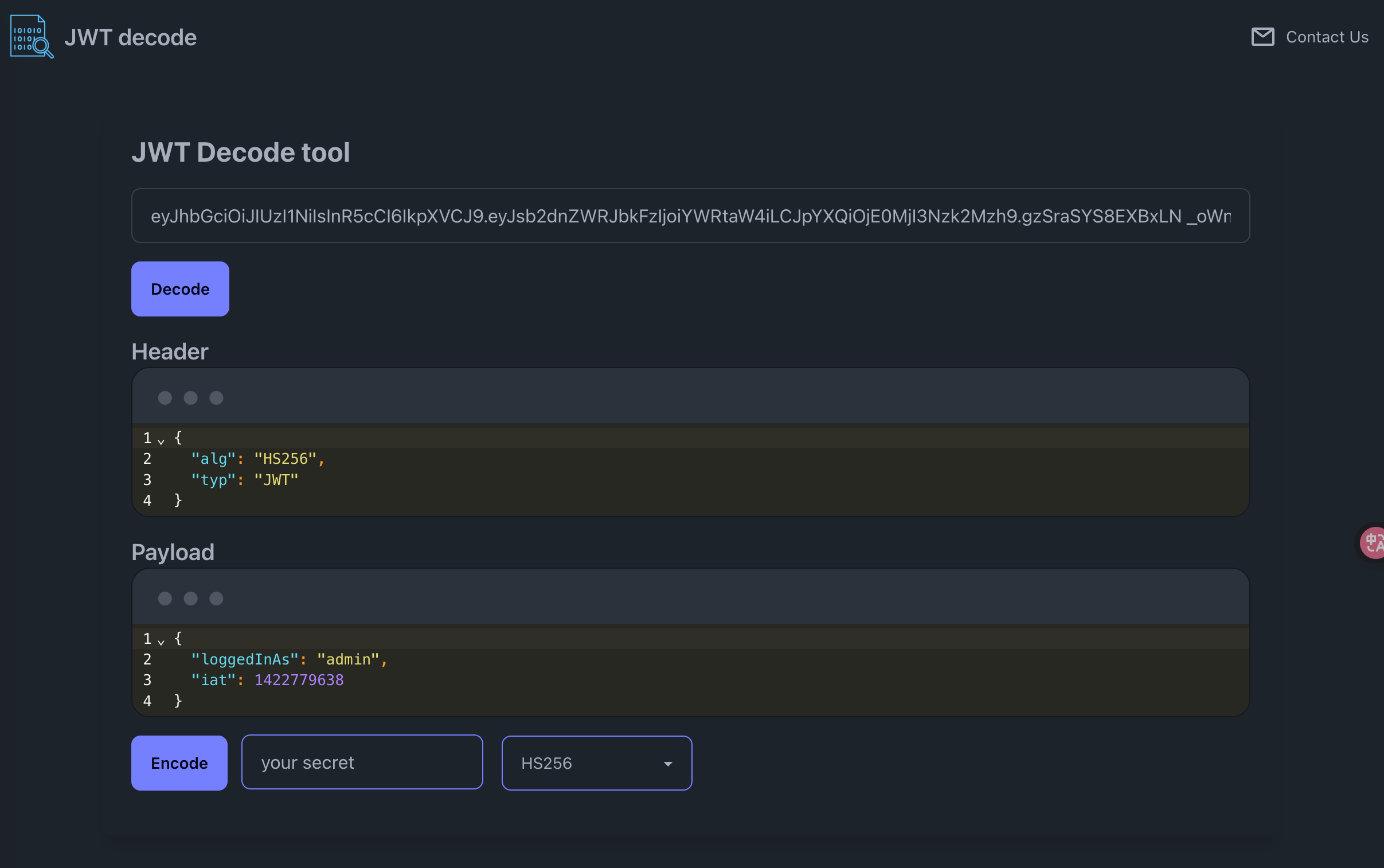 JWT decodificar e codificar media 1