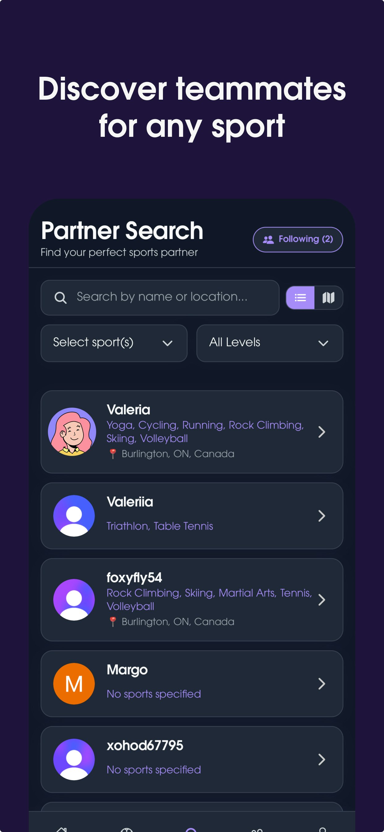 SportBuns — Find Your Sports Partner media 4