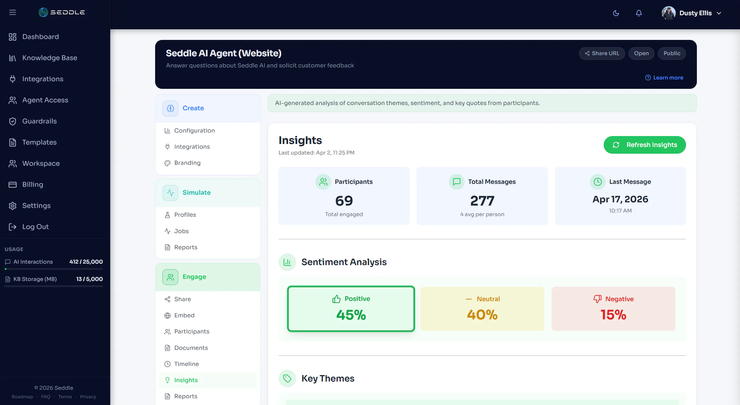 Seddle: Agents for Audience Engagement gallery image