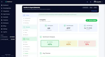 Seddle: Agents for Audience Engagement gallery image