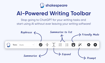 Shakespeare AI Writing Toolbar gallery image