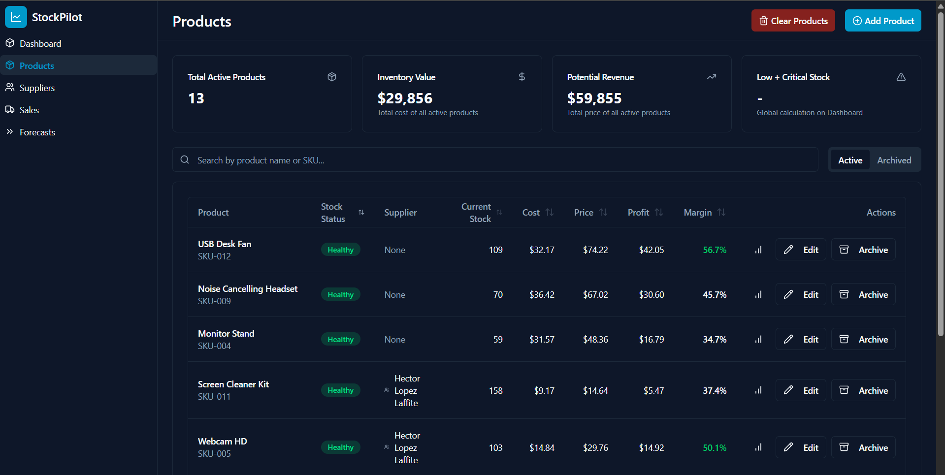 StockPilot IA gallery image