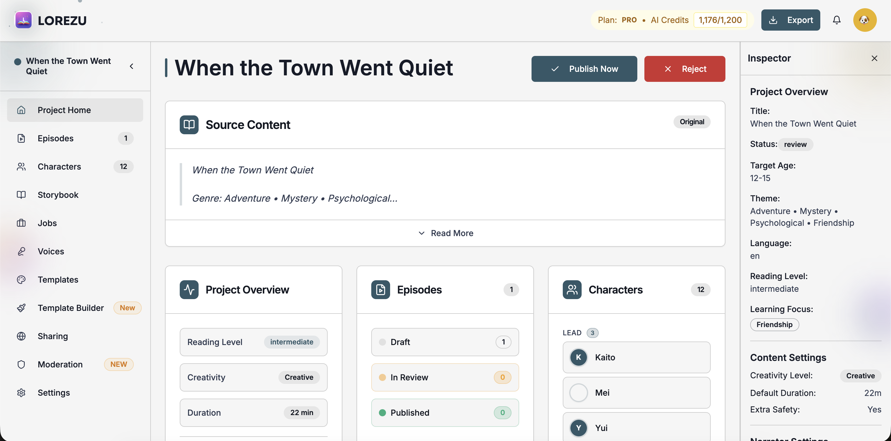 Lorezu - Screenshot 4 showing product features and functionality