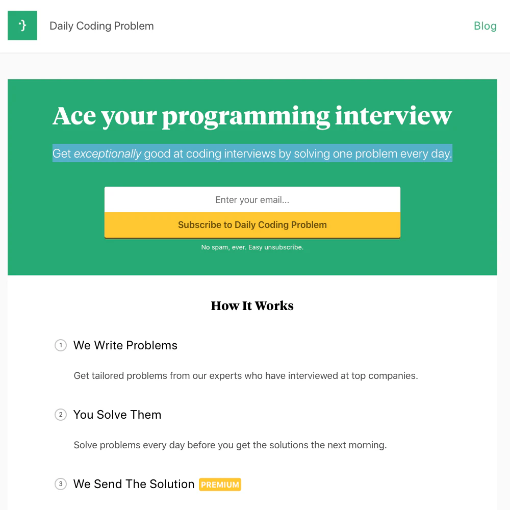 Daily Coding Problem