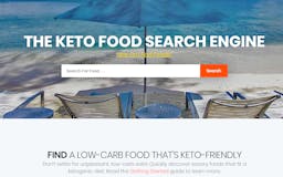 KetoFoodist: Keto Food search engine media 1