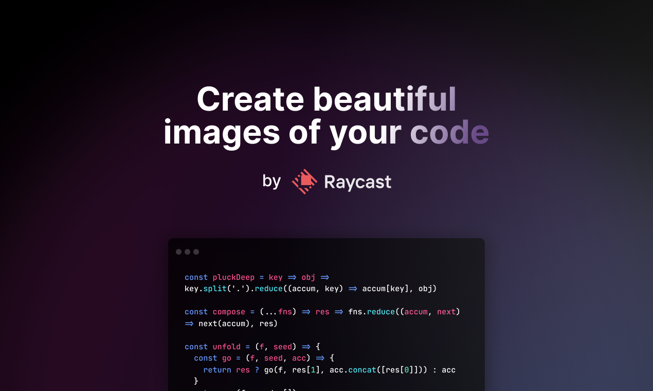 Ray.so Product Hunt Image