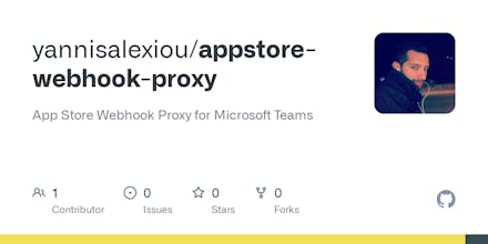 App Store Webhook for MS Teams & Slack gallery image