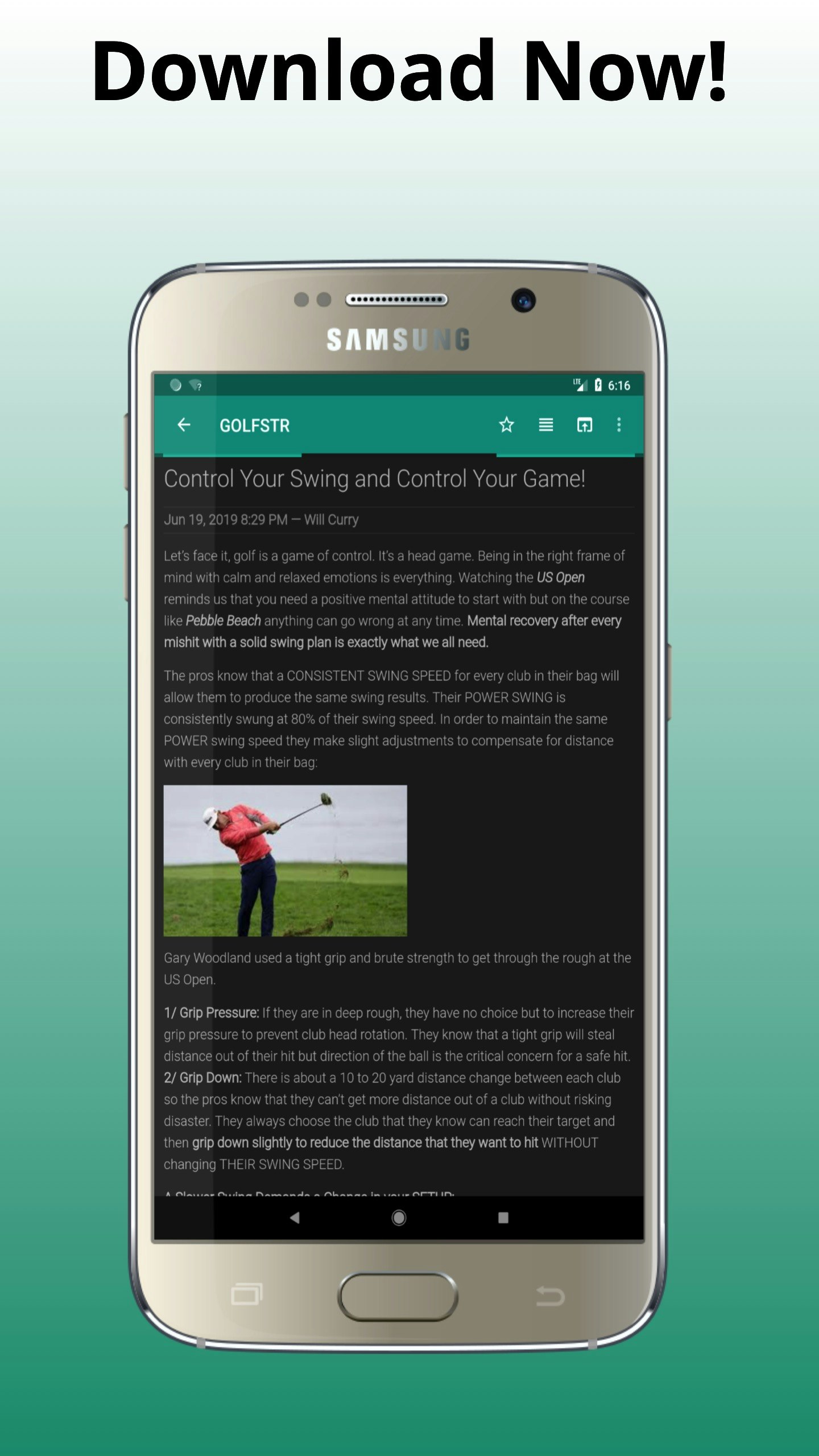 Golf Tips App gallery image