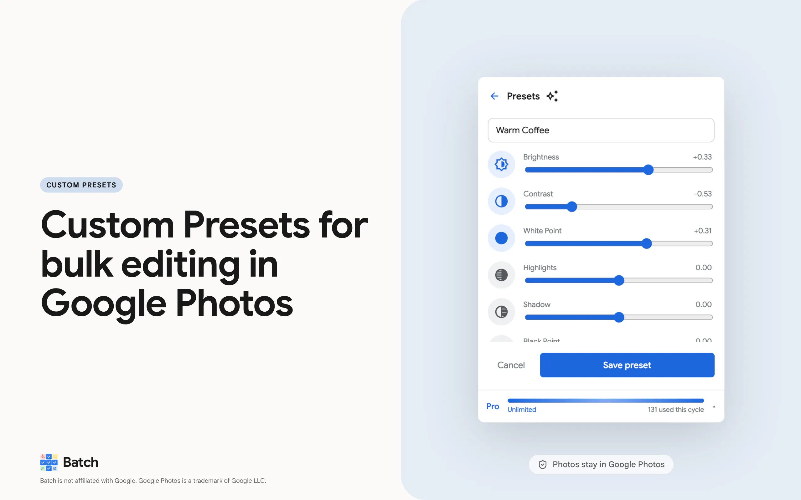 Bulk Edit/Delete/Download Google Photos gallery image