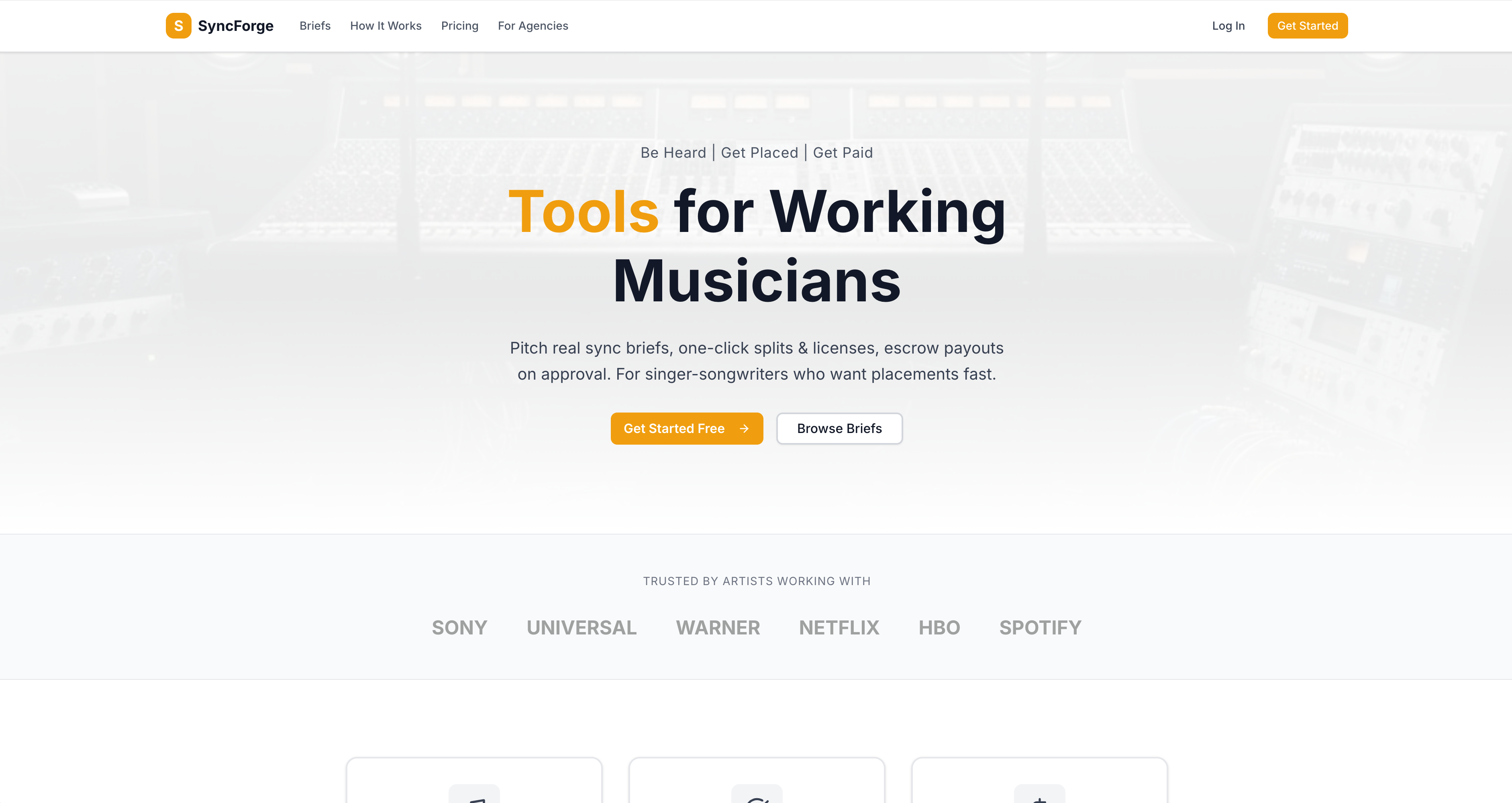 SyncForge - Main screenshot showing features and interface