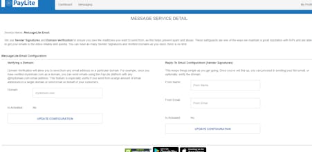 PayLite Communication API gallery image