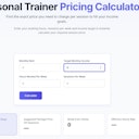 Personal Trainer Pricing Calculator