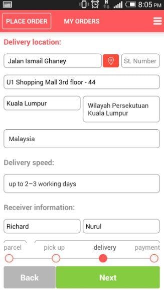 ezyCourier gallery image