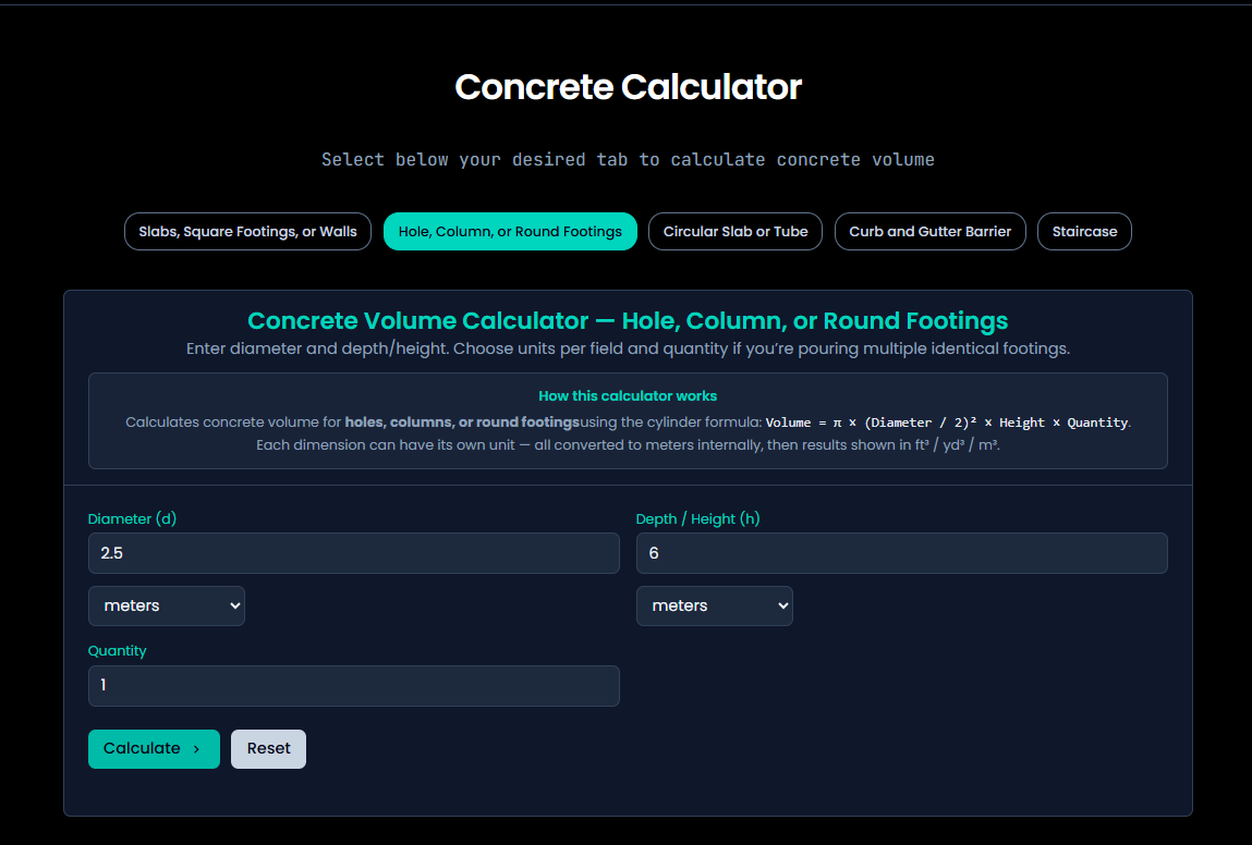 Concrete Calculator Max gallery image