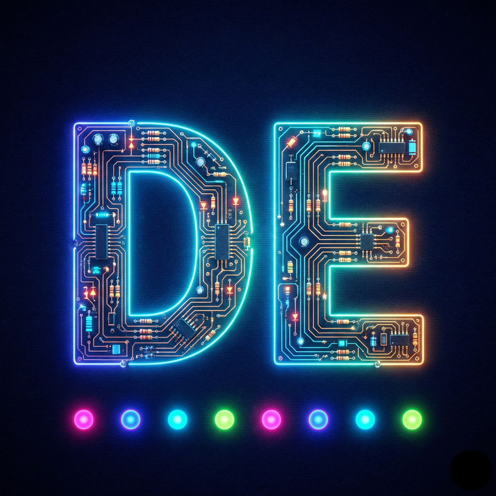 DE Flow - Product Hunt launch logo and brand identity