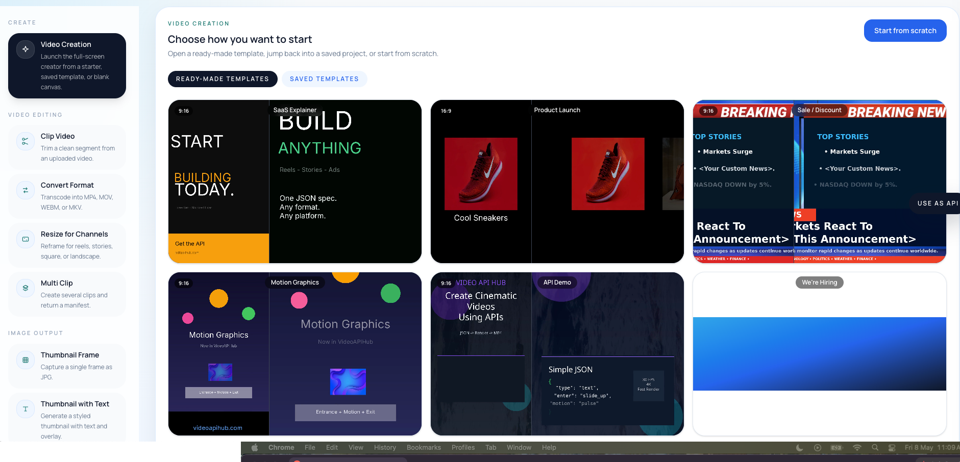 Video API Hub gallery image