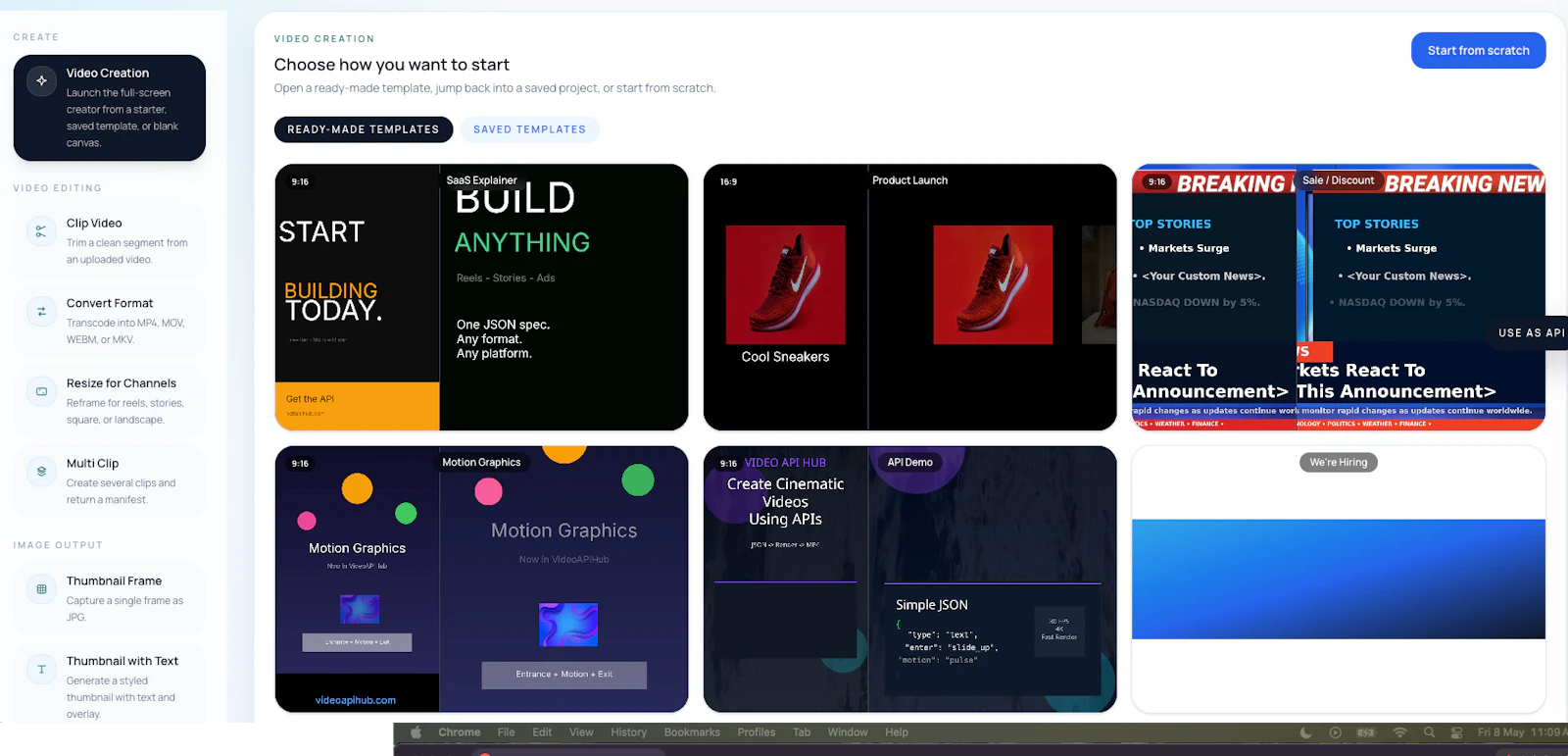 Video API Hub screenshot 3
